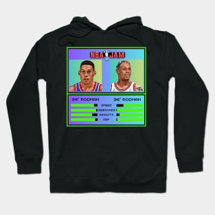 86’ Rodman vs 96’ Rodman - NBA Jam Edition Hoodie